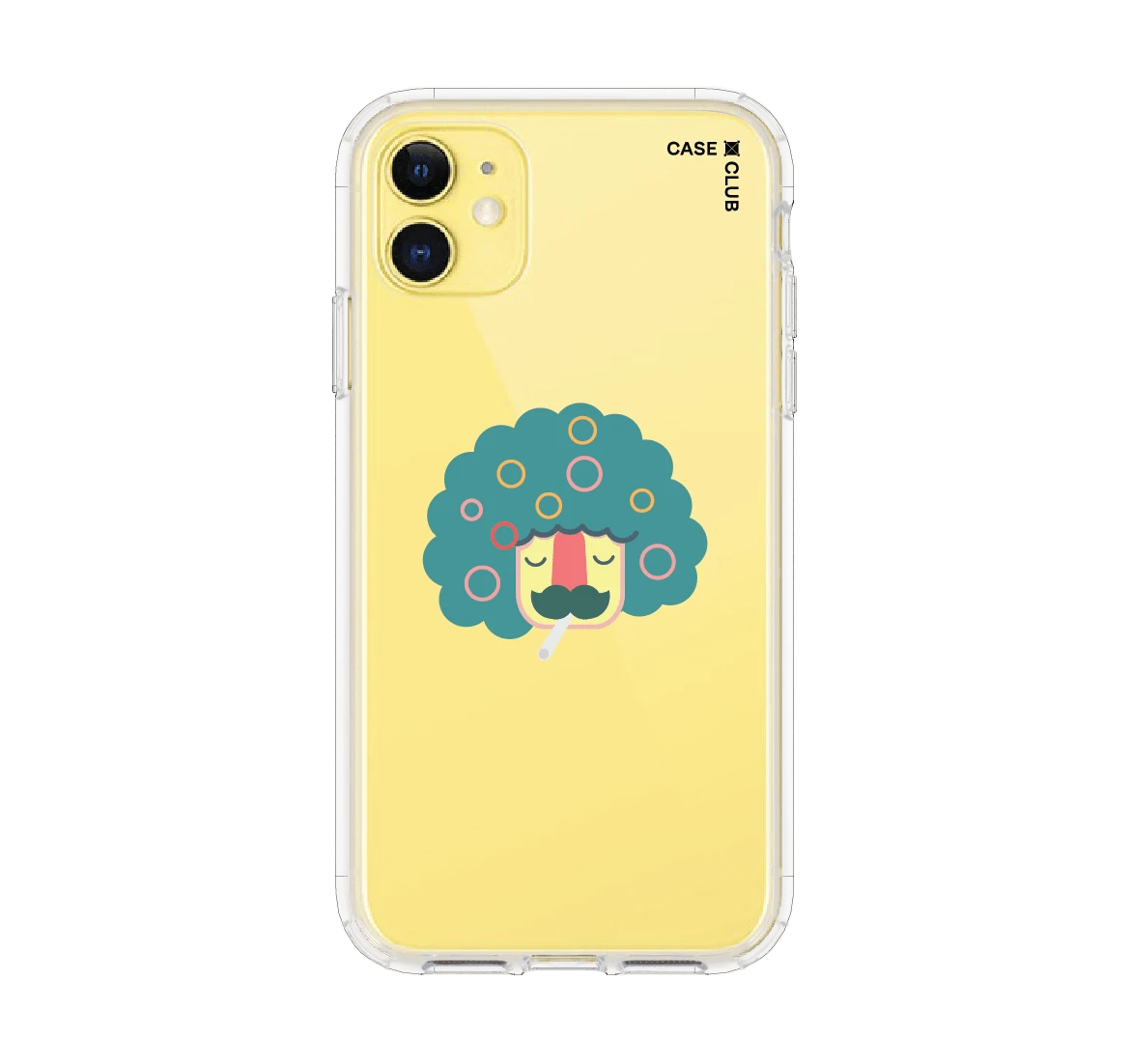 smoking moustache man